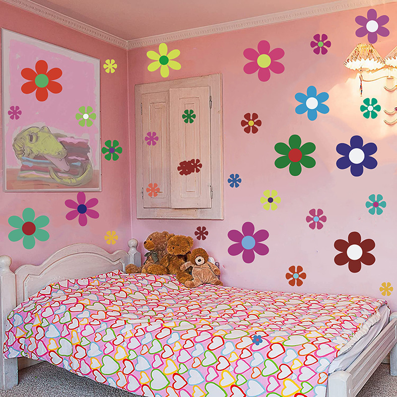 Casual Flor Pvc Pegatina De Pared display picture 2