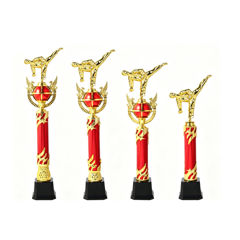 Trofeos de baile de lucha libre para niños baile callejero competición de ballet latino fútbol premios creativos trofeos de plástico al por mayor