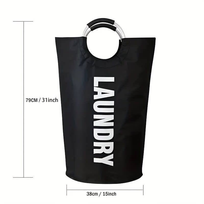 Simple Oxford Cloth Foldable Aluminum Handle Large Toy Storage Basket Waterproof Laundry Hamper Large Capacity Bathroom Basket Simple Oxford Cloth Foldable Aluminum Handle Large Toy Storage Basket Waterproof Laundry Hamper Large Capacity Bathroom Basket