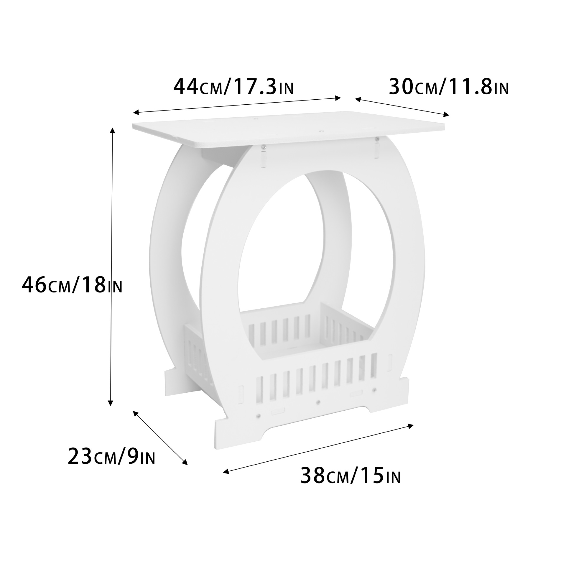 곡선형 사각 테이블