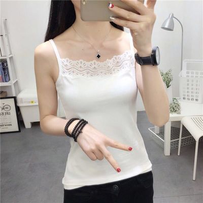 Sling bottoming 80-200 Extra large size camisole vest Add fertilizer enlarge new pattern Lace Base coat