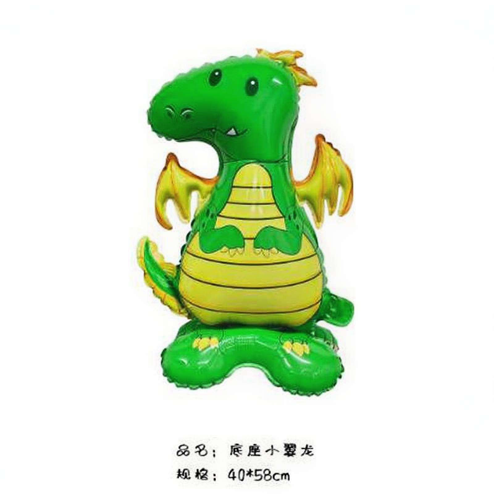 Globos de aluminio con diseño de animales pequeños de dibujos animados, unicornio, dinosaurio, langosta, decoración para fiestas de cumpleaños infantiles y aulas.