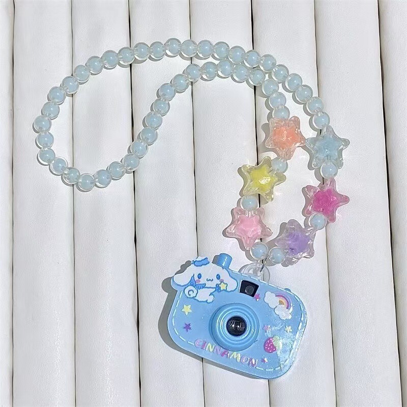 プロジェクターカメラネックレス子供の日少女誕生日プレゼントサンリオベビージュエリーかわいい光るおもちゃ|undefined