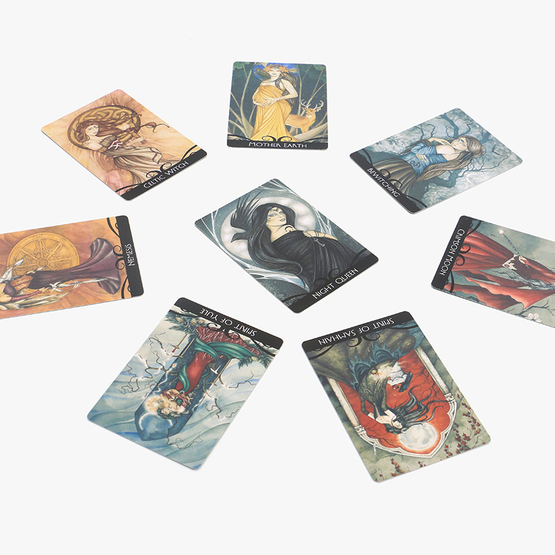 Magic Enchanted Oracle Tarot Cards English Version Board Game_voghion.com