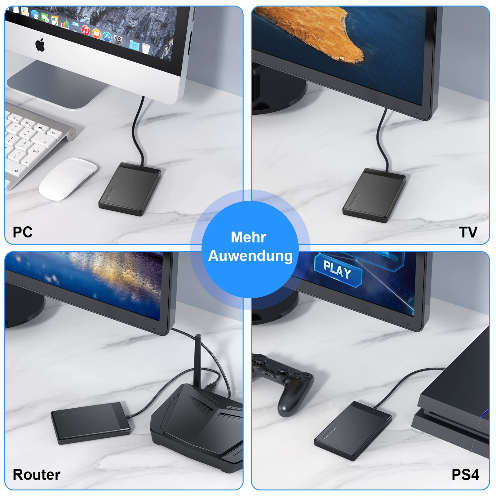 Корпус для мобильного SATA жесткого диска 2.5 дюйма USB 3.0 прямые продажи с завода