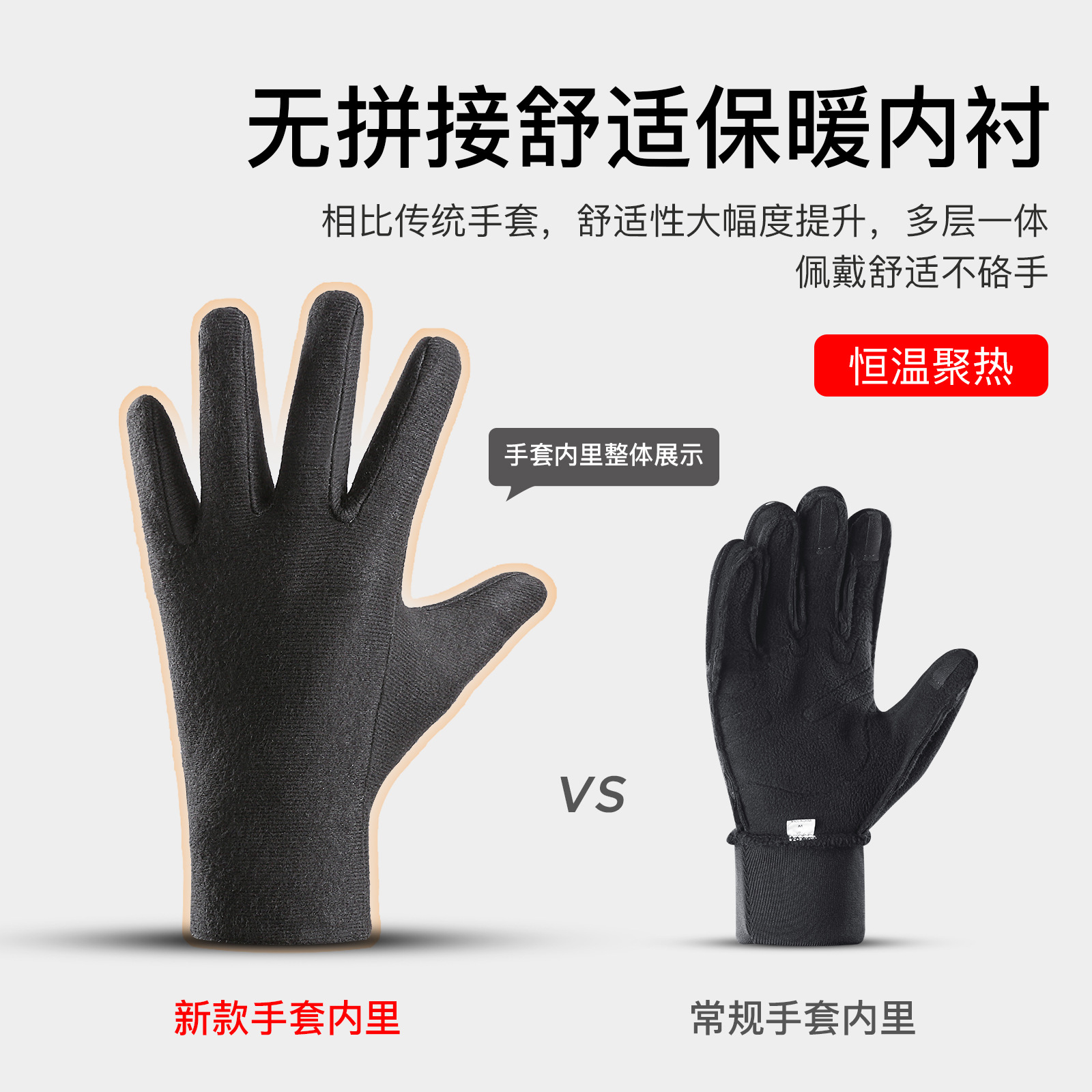 Guantes de esquí cálidos para hombre Vilico, para deportes al aire libre, otoño e invierno, con pantalla táctil, impermeables, a prueba de viento y frío, venta al por mayor.