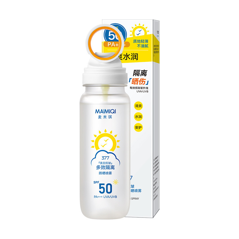 Spray Protector Solar Facial y Corporal Anti-Arrugas y Blanqueador para Cuerpo