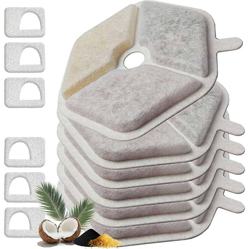 Диспенсер для воды для домашних животных, фильтр для воды, сменный фильтр для фонтана для кошек, подходит для диспенсера для воды Smartoo