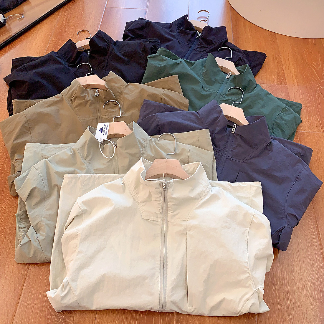 2025 Spring and Summer New Men's Business Casual Jacket Outdoor Sports Casual Three-Proof Sun Protection Jacket