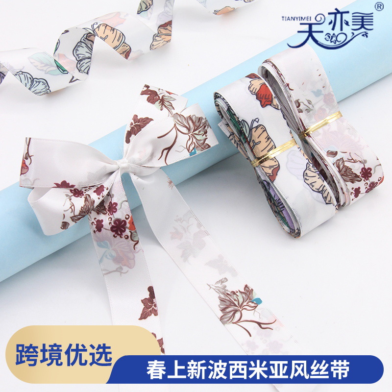 Tianyi Meidiy cabello arco cinta Bohemia 1.5cm - 2.5cm cinta de transferencia de calor