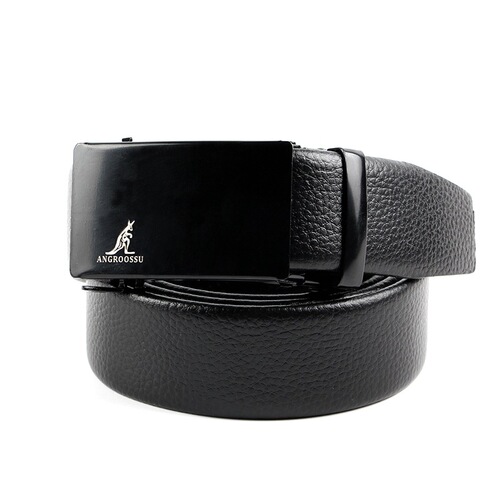 Wholesale gift boxed kangaroo men's automatic buckle belt business super entity running Jianghu belt delivery
