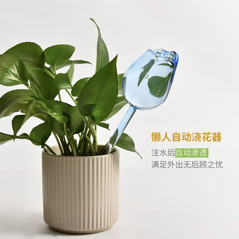 Творческий цветной тюльпан полив автоматический полив цветы полив цветок ленивый артефакт завод оптом