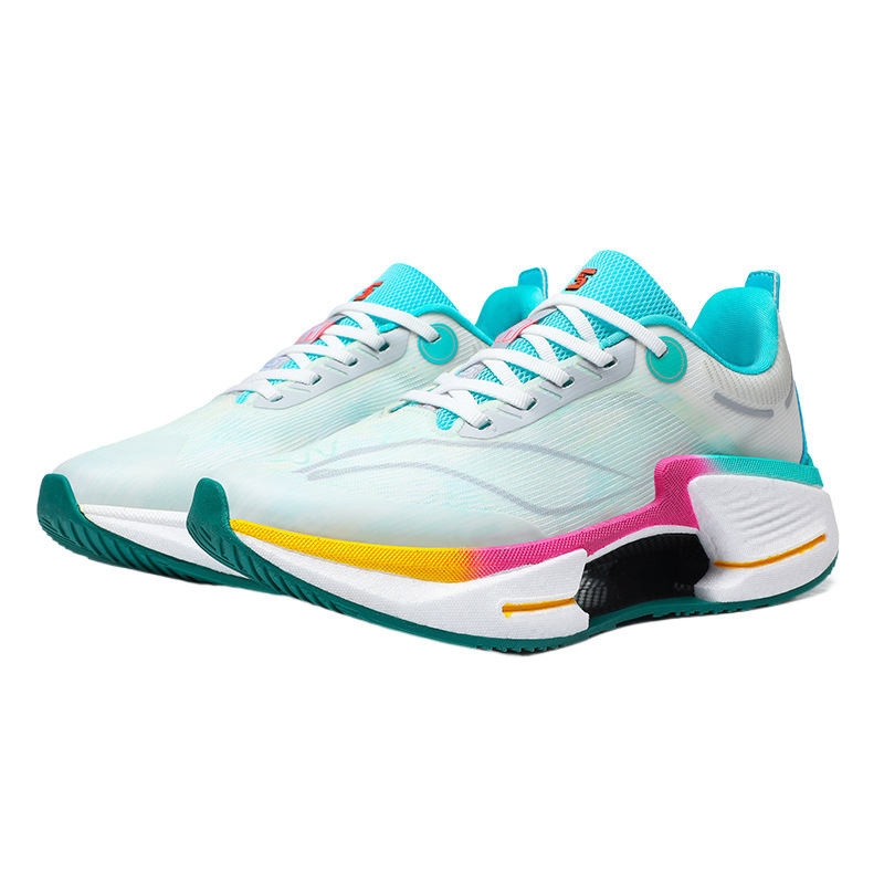 2025 nuevas zapatillas para correr para estudiantes de secundaria para hombres, amortiguadores y transpirables, ultraligeros y de alto rebote, zapatos profesionales de carreras de larga distancia, zapatos para hombres