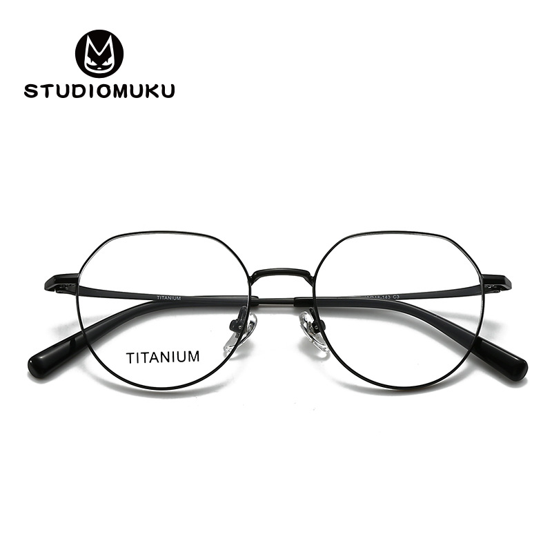 El marco de gafas de madera fresco STUDIOMUKU está diseñado con líneas muy delgadas, marco de gafas de moda