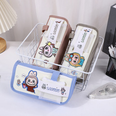 新しいラブブ鉛筆バッグ大容量と見栄えの良い漫画文具バッグインスタイル小学生筆箱