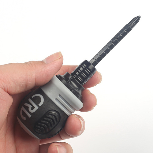 Manufacturer Ratchet dual-purpose screwdriver double-head cross-shaped mini screwdriver telescopic screwdriver multi-function