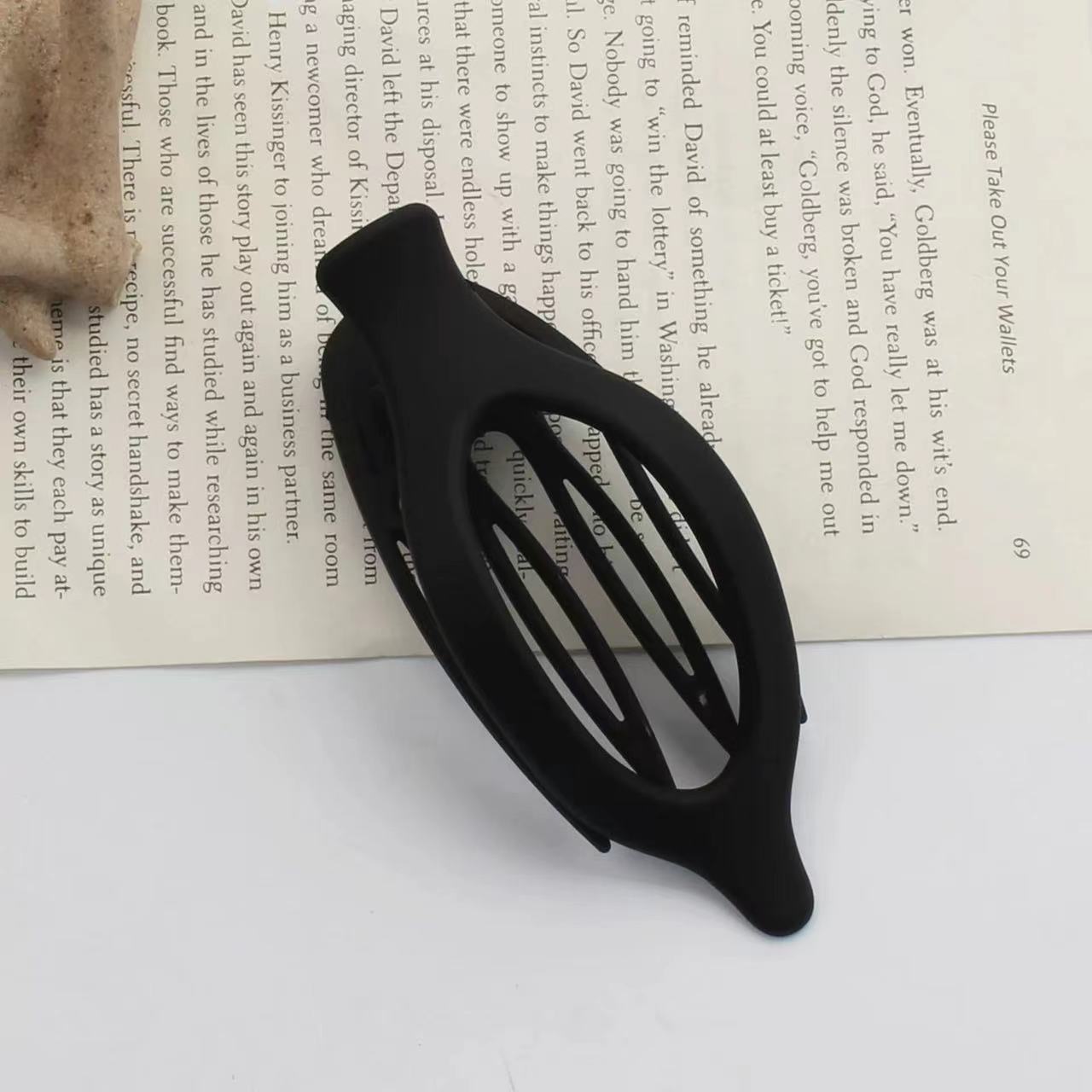 타원형 중공 그리퍼 매트 블랙