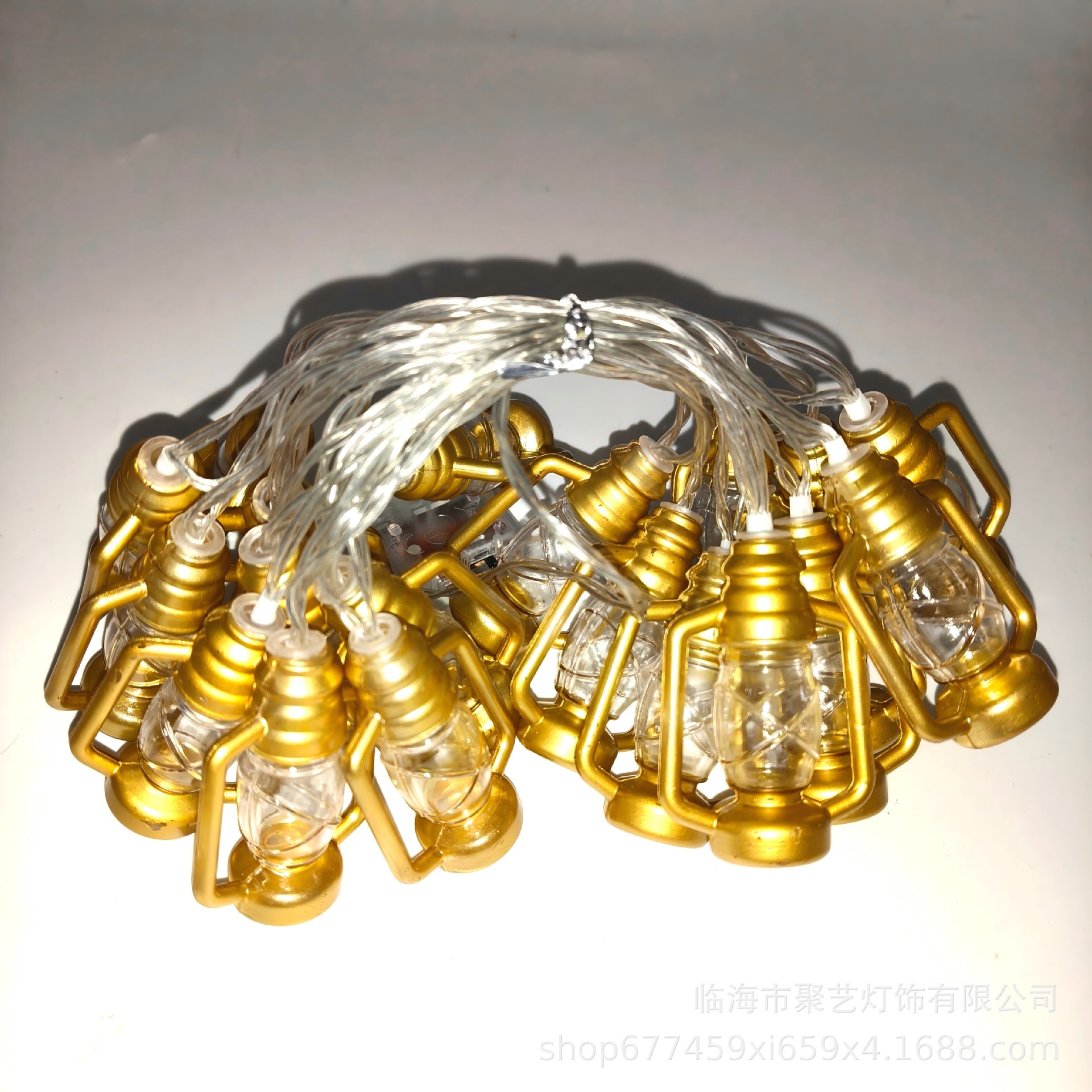 Botella de queroseno retro cadena de lámpara al aire libre camping impermeable skylight atmósfera diseño de lámpara solar cadena de lámpara decorativa