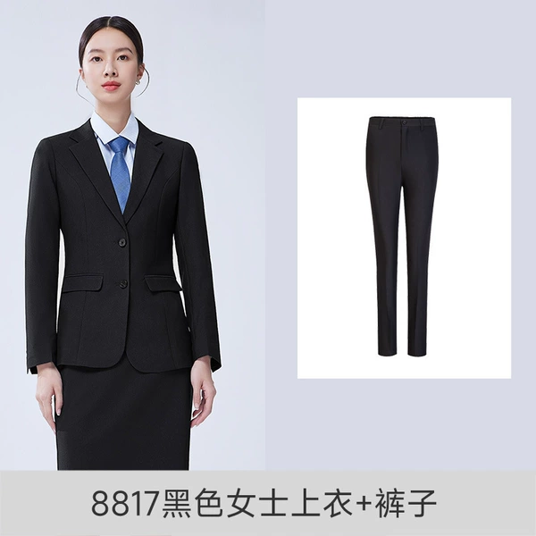 Black classic suit jacket, trousers