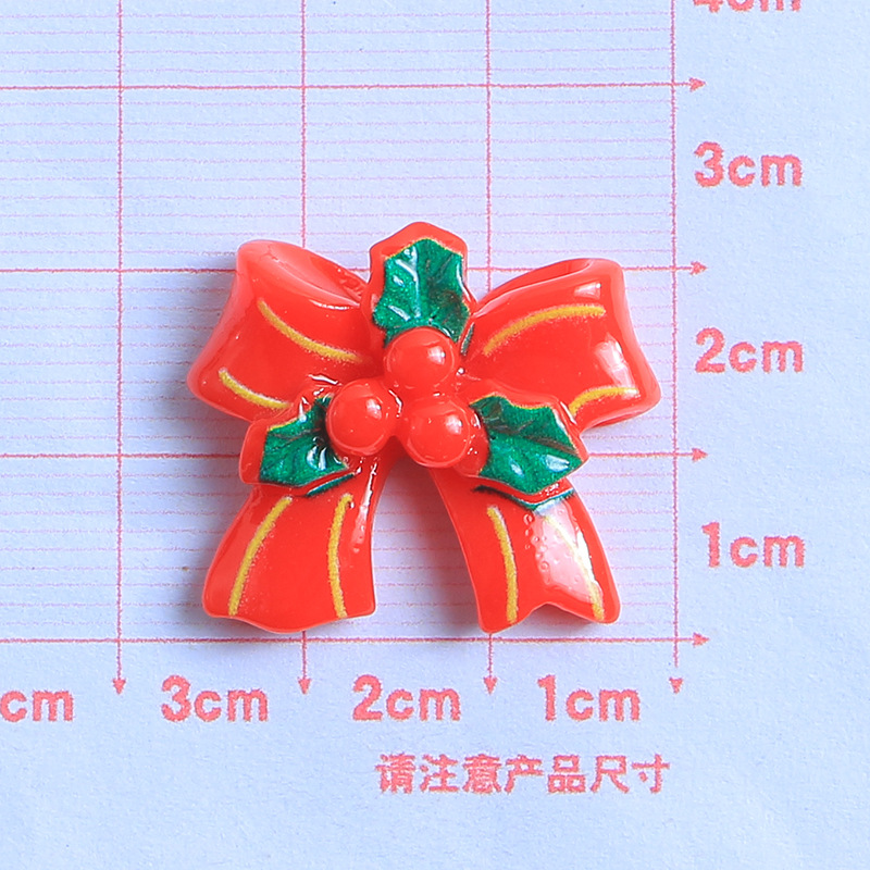 Santa Claus dibujos animados DIY crema pegamento resina accesorios epoxi teléfono caso tocado horquilla hebilla del zapato material de la joyería image 12