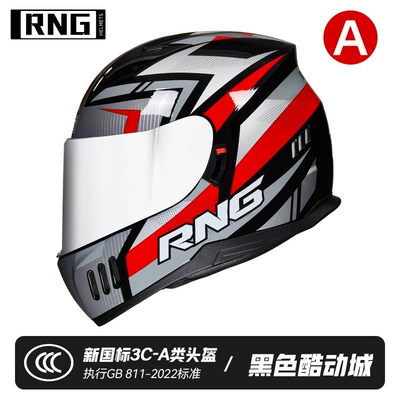 double lens riding helmet motorcycle | Motorcycle Safety Supplies - black-cool-moving-city-silver-plated-lenses-l-code-double-mirror