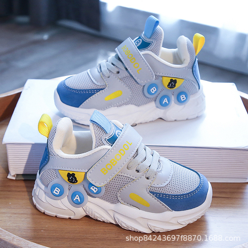 Zapatos para Niñas y Niños, Primavera-Otoño 2025, Nuevo Estilo, Zapatillas Versátiles para Niñas Pequeñas y Bebés con Velcro, Transpirables y Modernas