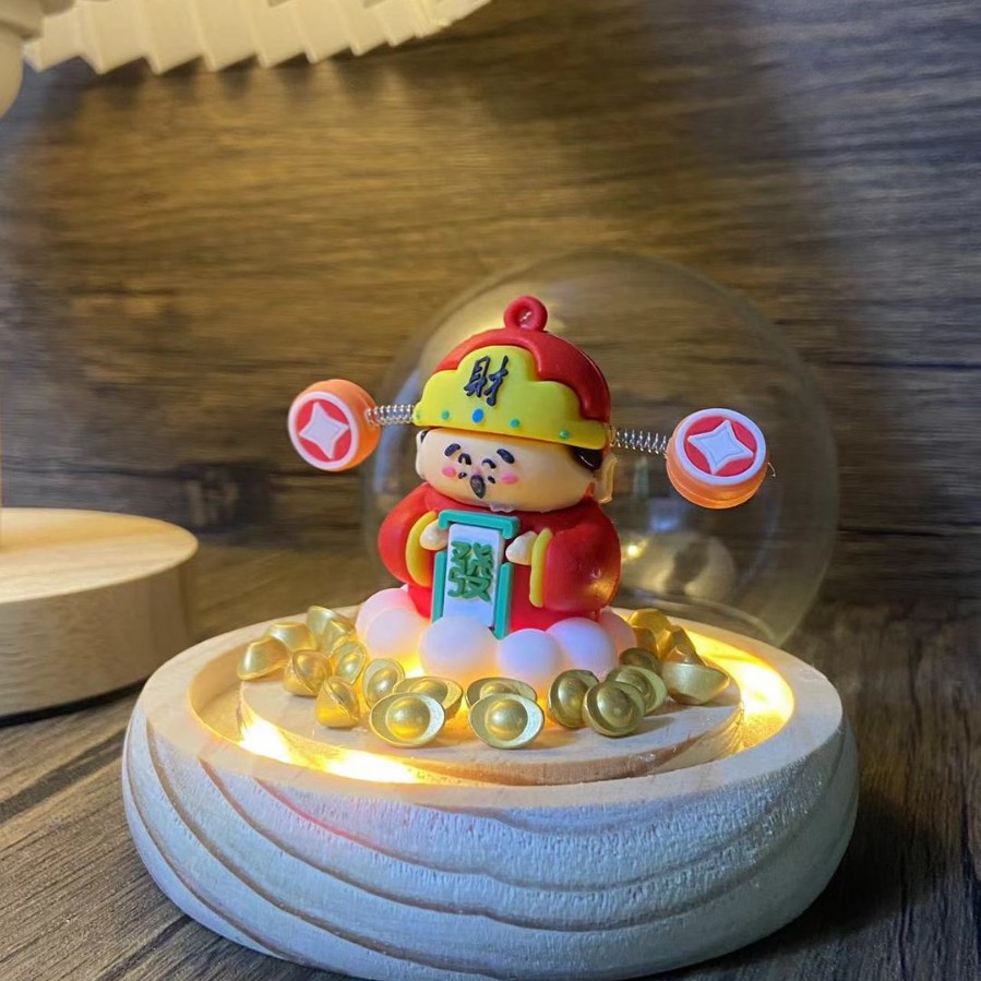 Diy felicitaciones luces nocturnas ricas atmósfera de cumpleaños muñecas decorativas hechas a mano para enviar a los amigos chicos y chicas creativas