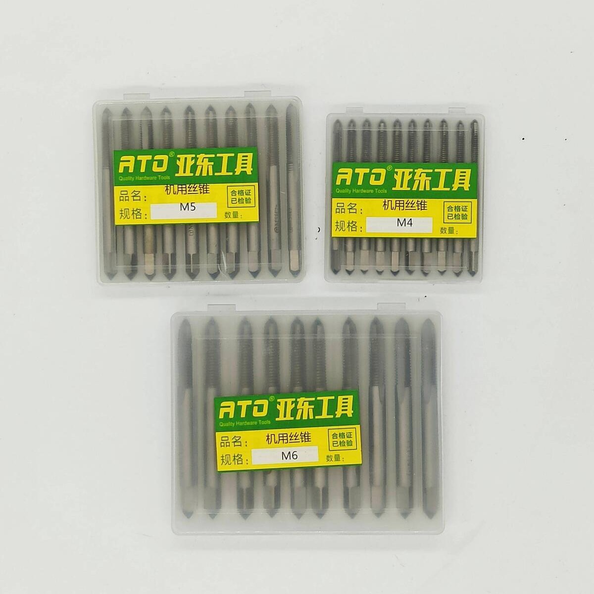 亚东工具机用丝锥 不锈钢材质 m3m4m5m6m8m10m12m14m16m18