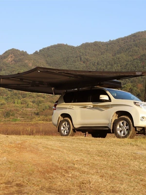 270 degrees car side tent side Sky Tent Room rain-proof sun-proof legless fan-shaped tent large space Outdoor