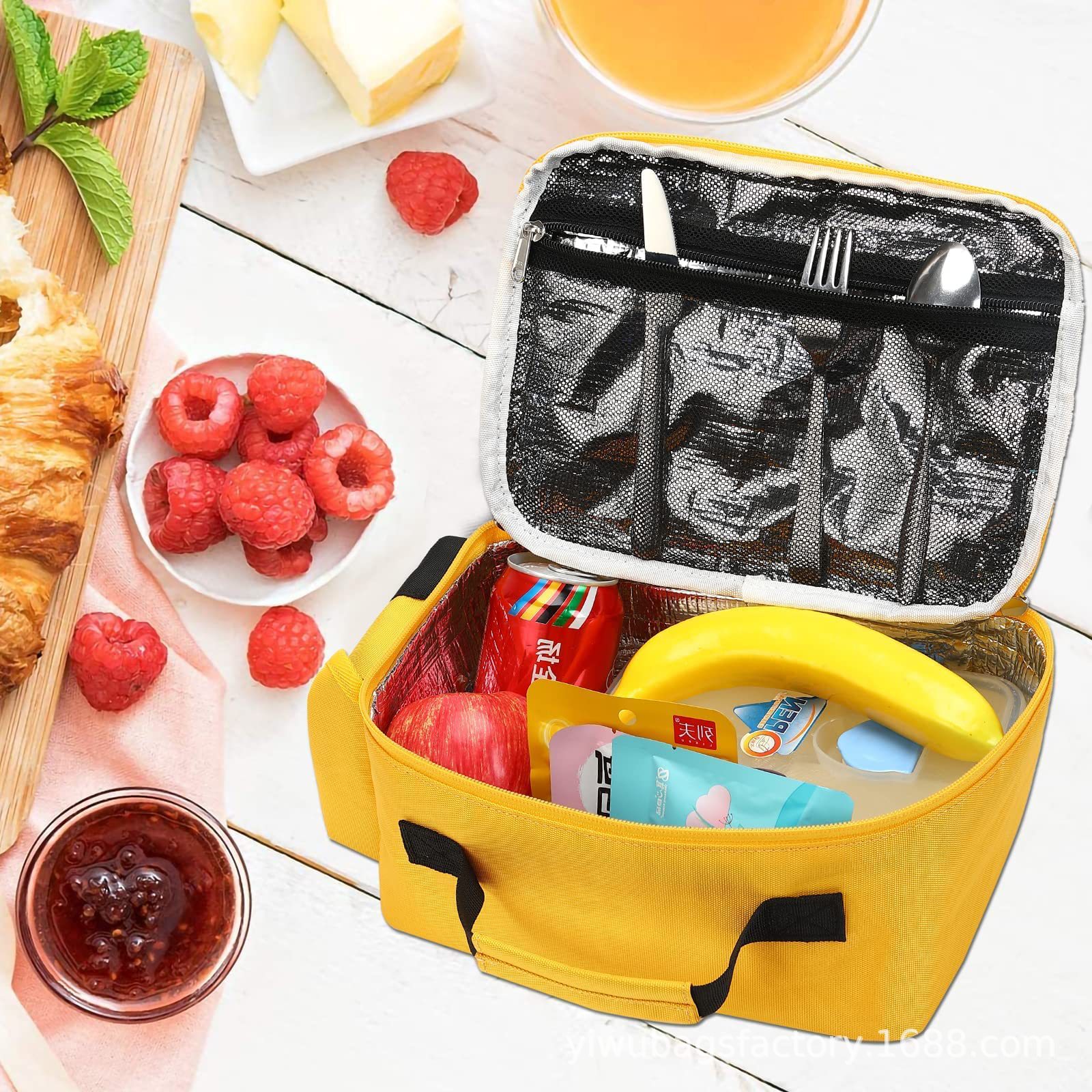 Nuevos productos transfronterizos bolsas para niños bolsas de dibujos animados bolsas para niños lindas bolsas de jardín de infantes bolsas de hielo aislante de mano