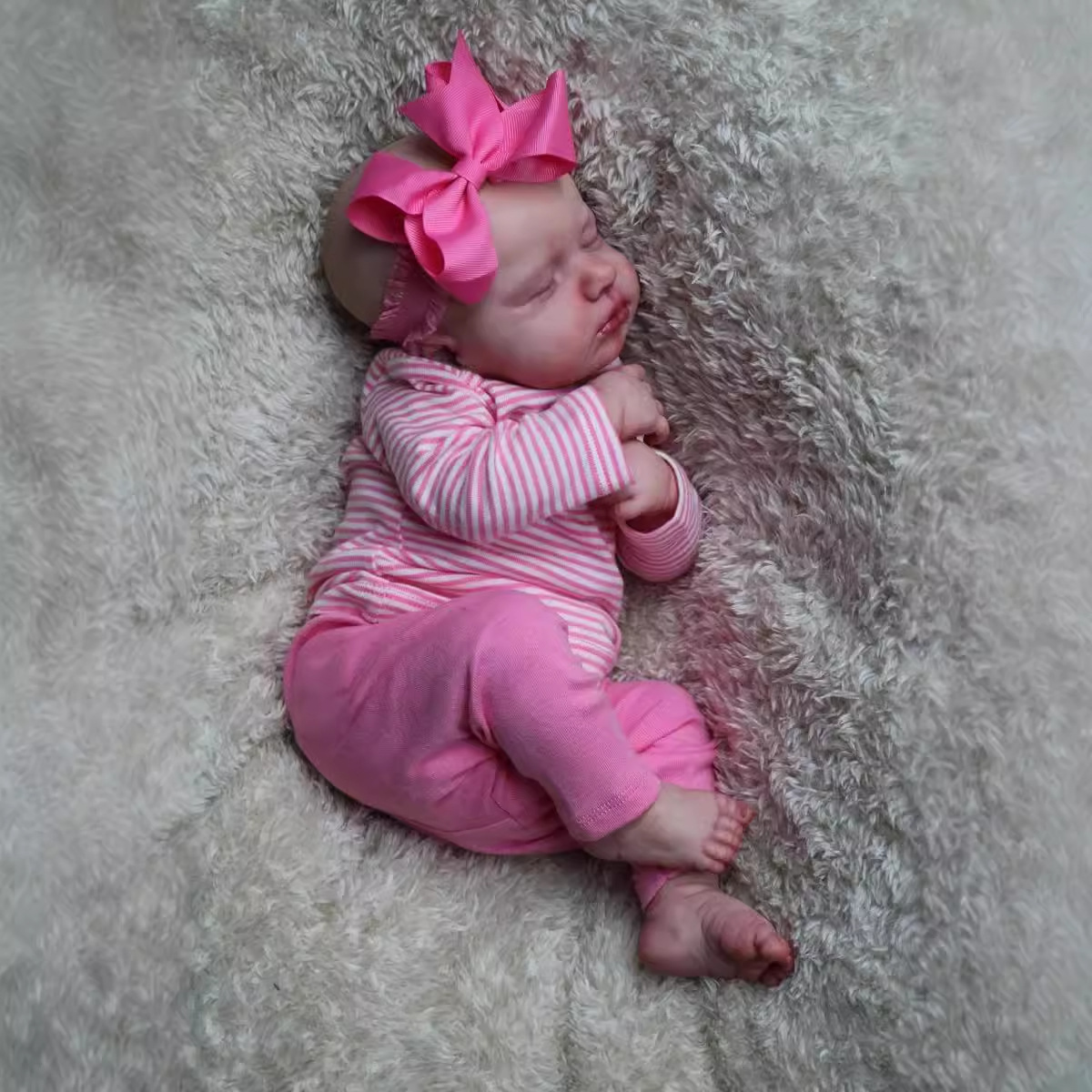 49cm tela cuerpo simulación renacimiento muñeca Loulou transfronterizo e-commerce suministro de una sola pieza de entrega