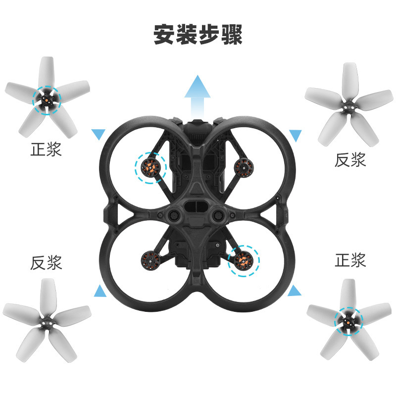 大疆avataブレード通過機avataプロペラ翼翼航空機部品に適しています|undefined