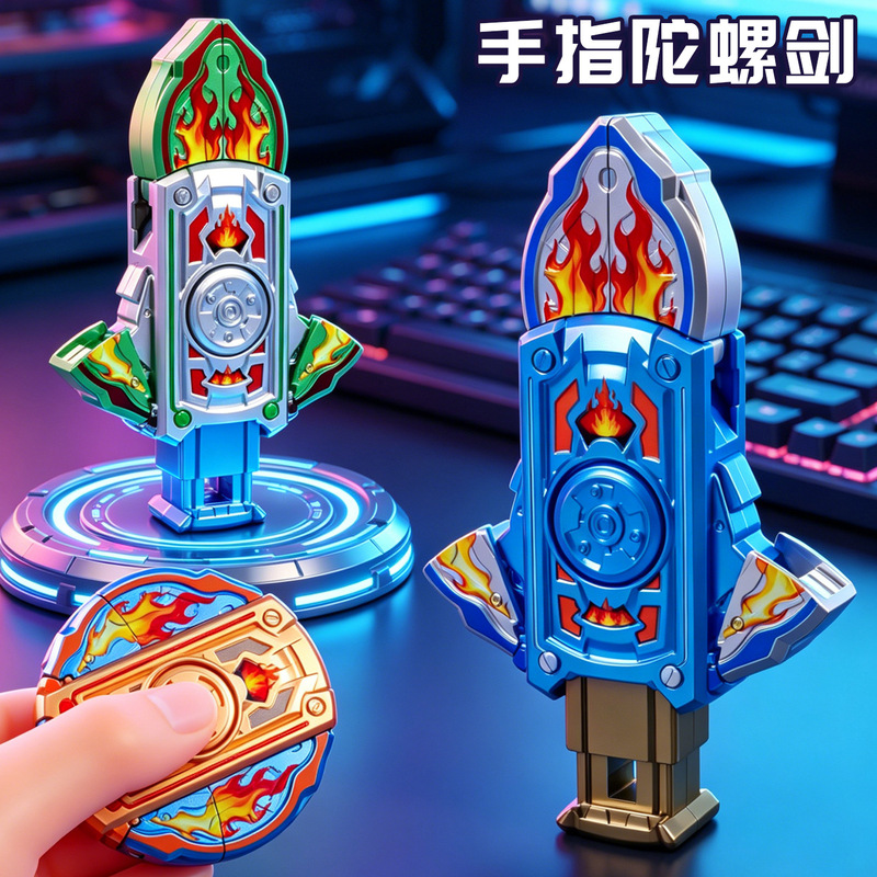 Creative Transforming Fidget Spinner Stress-Relief Toy for Adults, Children's Robot Toy, Popular among Elementary School Students, Internet Sensation Hot Item Creative Transforming Fidget Spinner Stress-Relief Toy for Adults, Children's Robot Toy, Popular among Elementary School Students, Internet Sensation Hot Item