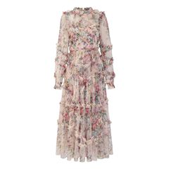 外国貿易花柄ドレス春と秋のハイエンドイブニングドレスフレンチロングスカートクロスボーダーウェディングドレスヨーロッパとアメリカの女性のドレス