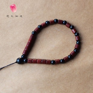 Original Handmade Rope, Sandalwood Handpiece Lanyard, Simple and Exquisite Retro Wrist Rope