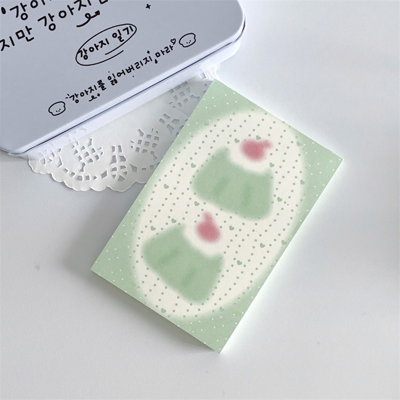 韓系ins風便箋本かわいい粘りのない伝言メモ帳学生高颜値手帳素材本|undefined