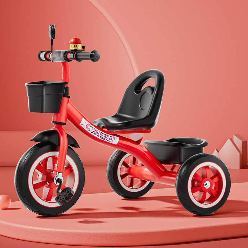 Triciclo infantil 1 - 3 - 2 - 6 años de edad, carro de bebé grande, bicicleta, carro de jardín de infantes image 21
