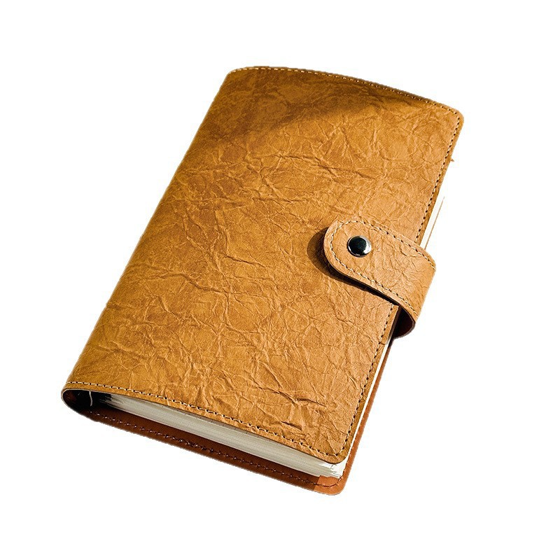 Cuaderno de cuaderno de hoja plegada a5 desmontable de alto valor de superficie cuaderno en blanco cuaderno de hoja interior sello de viaje sello