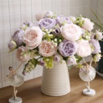 Моделирование 5 маленькая голова роуз корейский Ручка персия иностранный пион моделирование цветок домой свадьба роз пучок декоративный