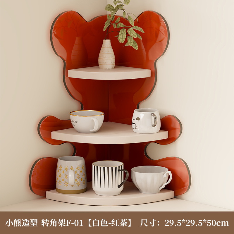 Portavasos de Esquina para Mesa, Organizador de Tazas para Cocina