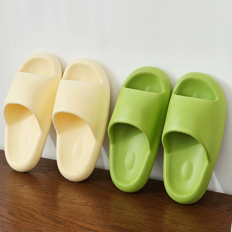 Женские тапочки на толстой подошве, нескользящие домашние тапочки из ЭВА для ванной комнаты, домашняя летняя уличная одежда, парные тапочки, которые кажутся как наступить на дерьмо.
