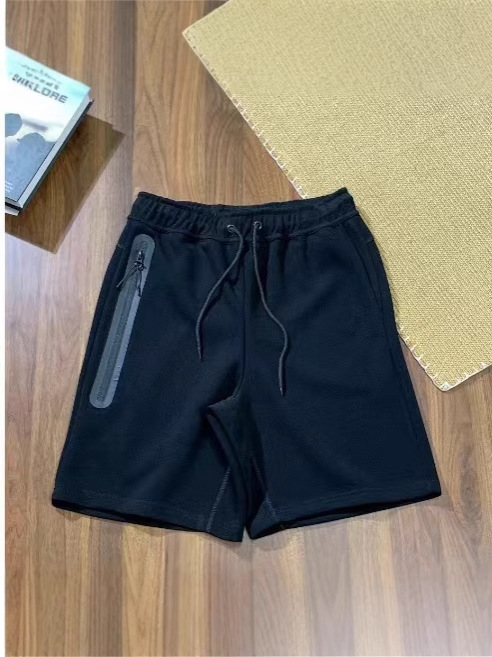 2024 verano nuevo estilo de los hombres pantalones cortos deportivos con cremallera en presión frontal multicolor de punto pantalones de cinco puntos 172