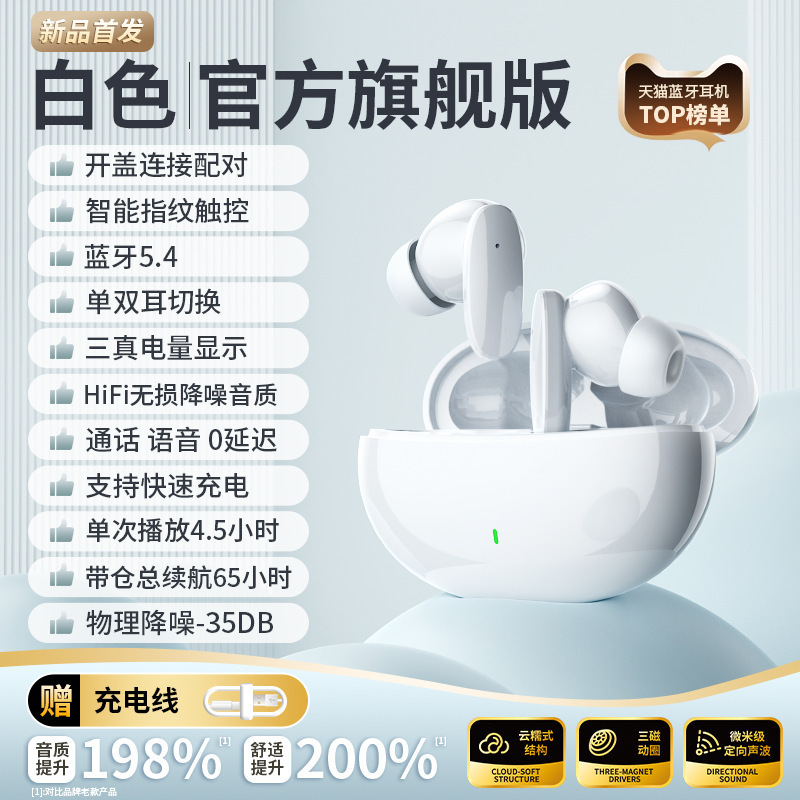 原装正品蓝牙耳机无线降噪高音质长续航游戏听歌运动跑步2025新款|undefined