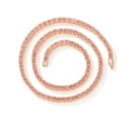 Rose gold pink diamond 3mm