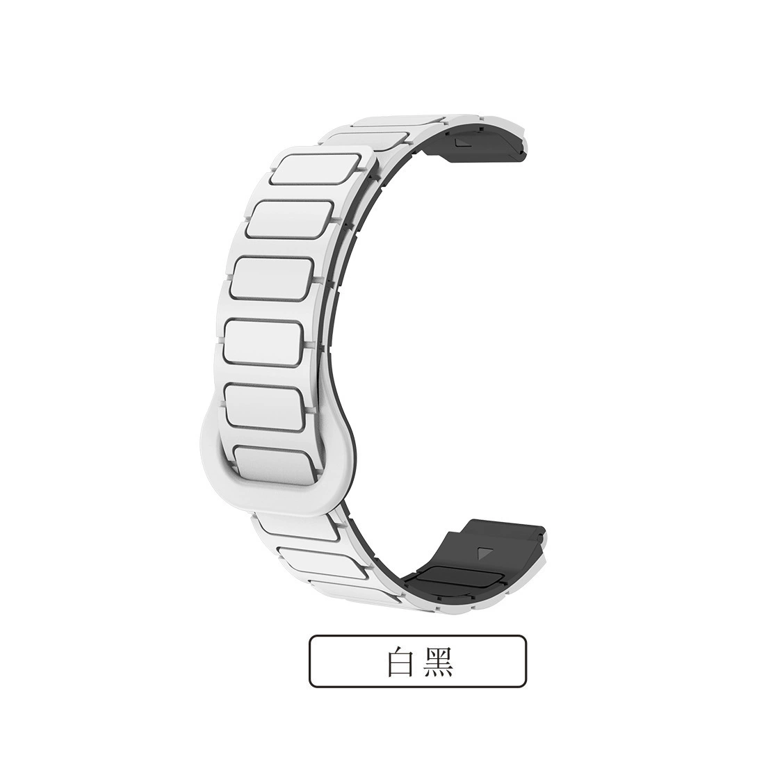 Подходит для Samsung/Huawei/Huami/Garmin/Loop I-образный магнитный силиконовый ремешок 12/18/20/22 мм