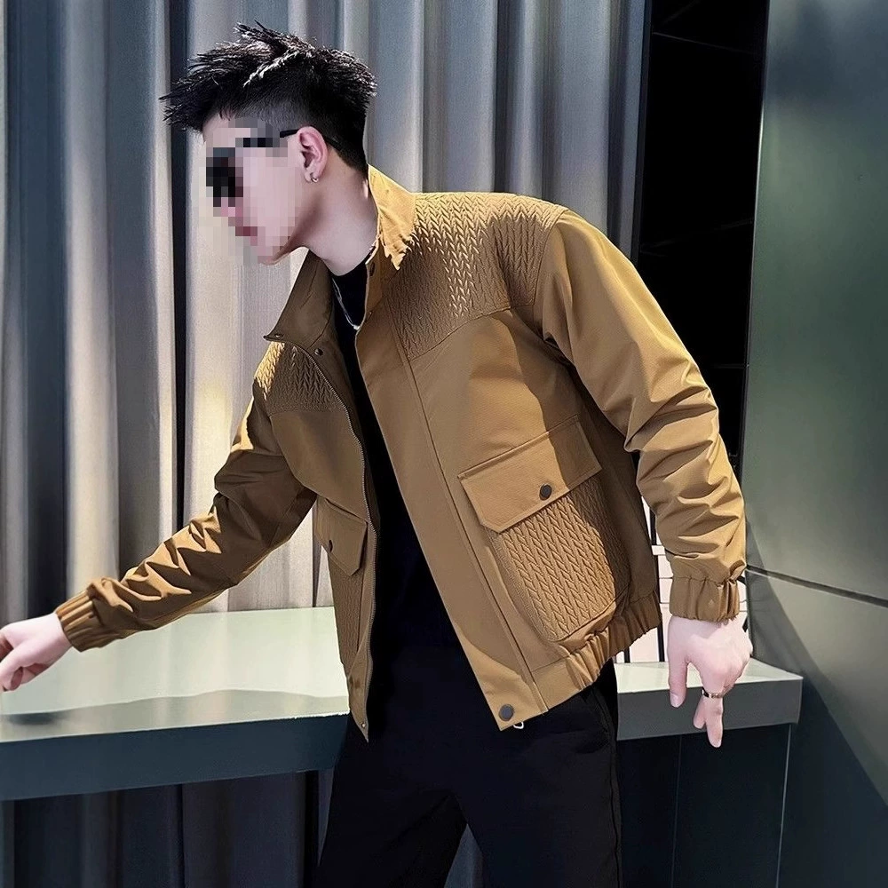 Дизайнерский демисезонный мужской осенний пиджак, тренд сезона, slim fit, оптовый