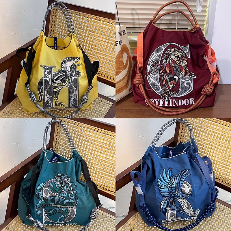 New eco-friendly shopping bag Harry Potter series canvas tote crossbody bag