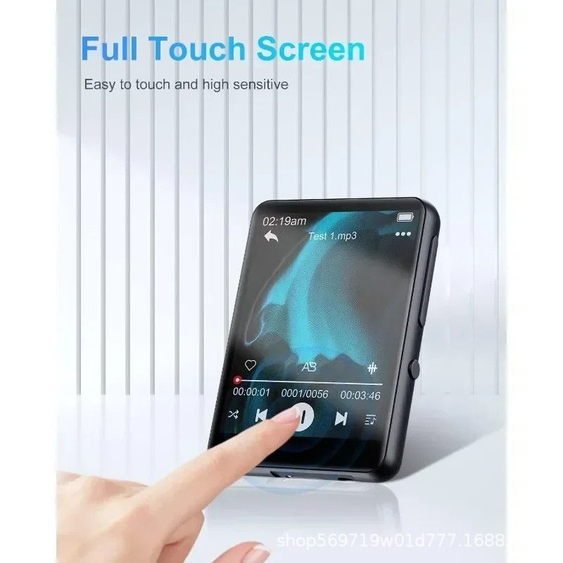 Cross-Border Hot-Selling Factory Wholesale 2.4inch Touch-Screen Hifi Mini Portable Music Player Student Bluetooth Mp3 Music Player