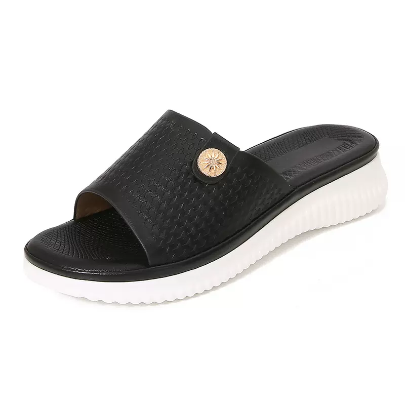 2025Ladies shoes新款跨境波西米亚风格条带弹力橡筋带平底女拖鞋