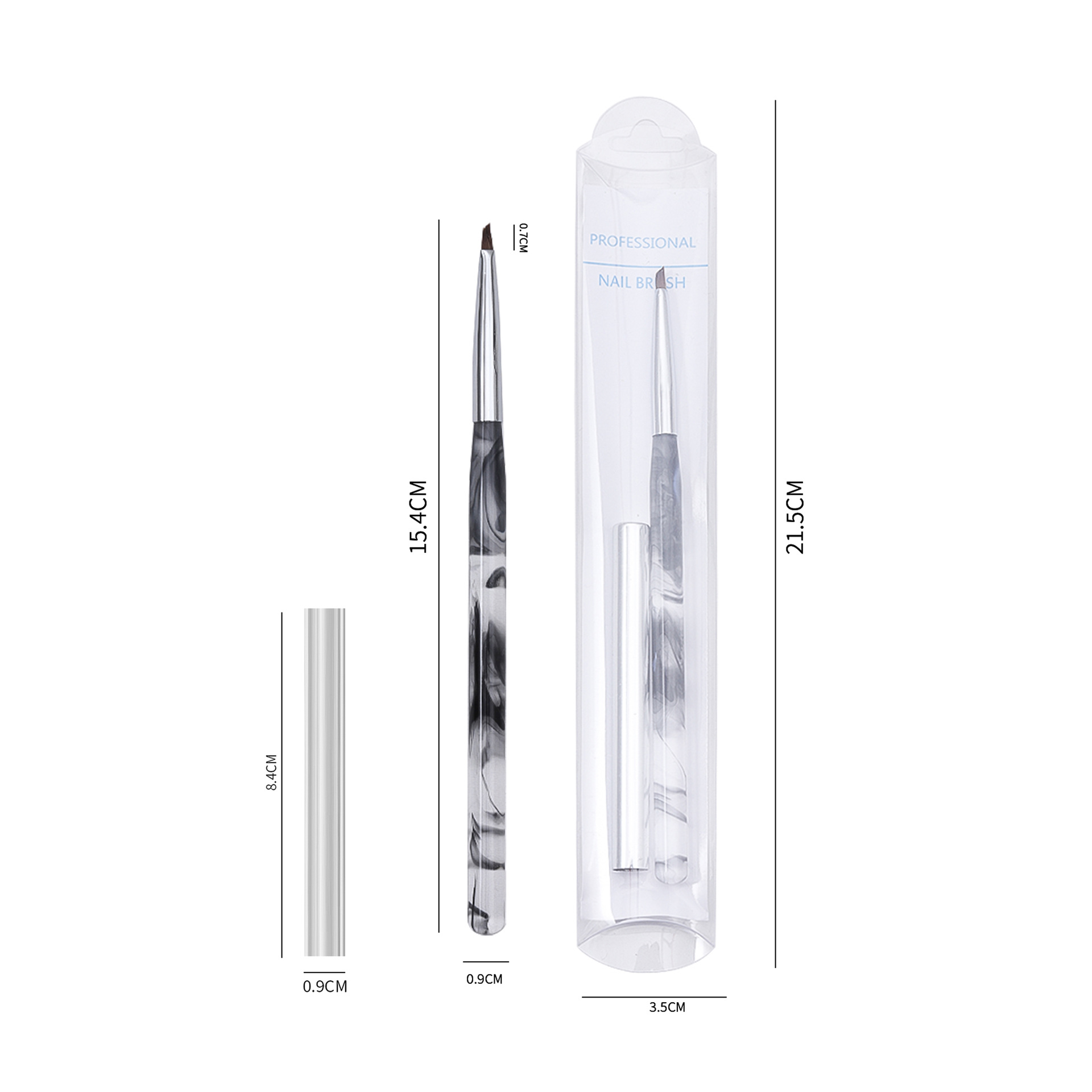 Nuevo estilo de uñas trazos de pintura triangular pintura pintura mariposa pétalos hoja pluma en relieve bolígrafo triangular universal especial para tienda de uñas